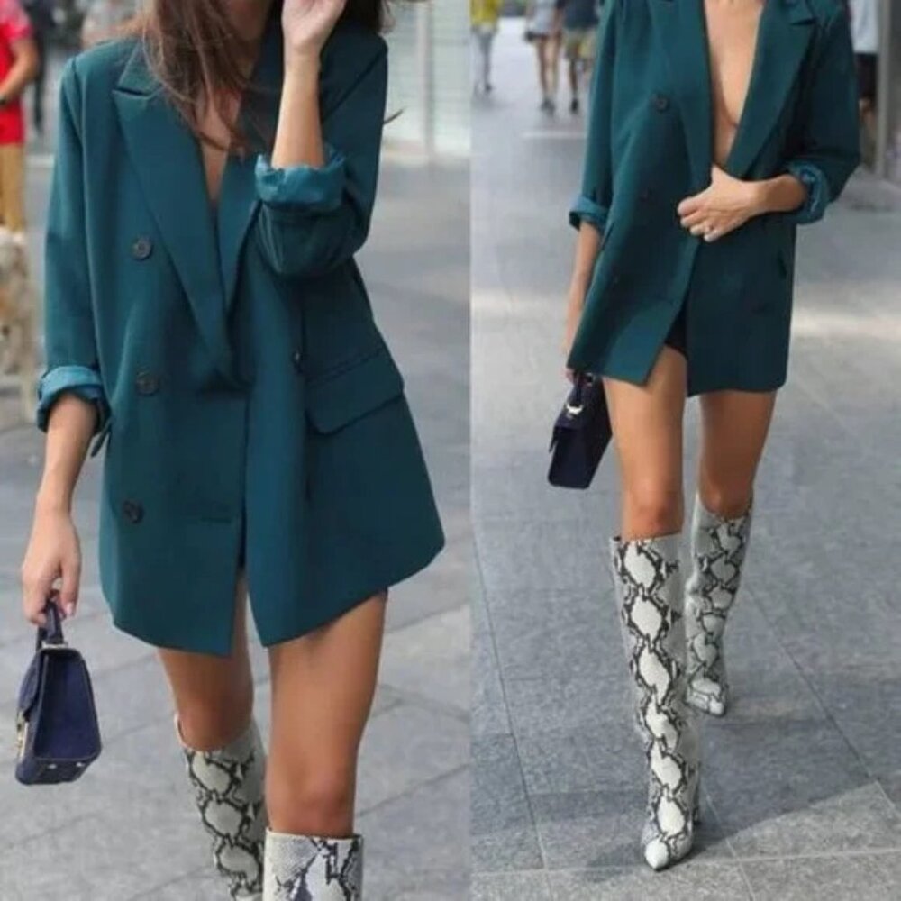Paris Texas – Knee-High Python Boots